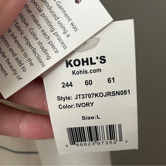 Women Awake Striped Tank Top Large NWT - Picture 4 of 9